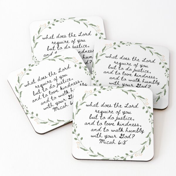 Item preview, Micah 6:8 designed and sold by SeminaryGirlies.
