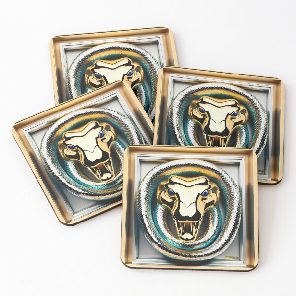 Item preview, Gold & Silver Snake designed and sold by Drone-tees.