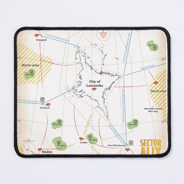 Item preview, SECTOR AL-IX Laccroche map designed and sold by Bishok.