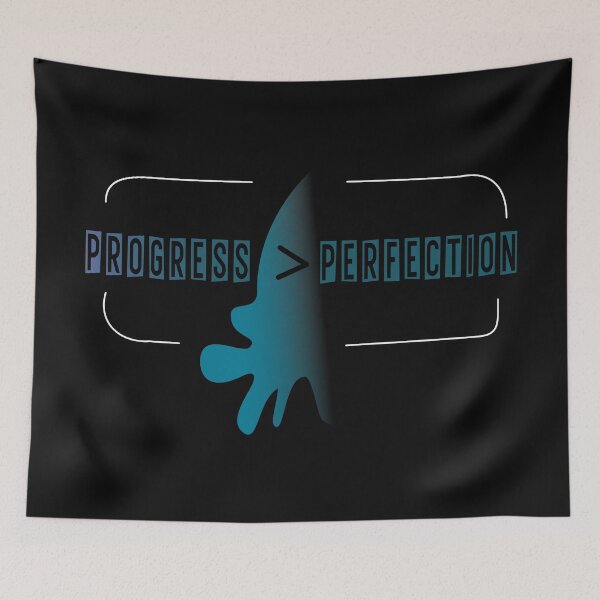 Item preview, Progress over Perfection  designed and sold by ForcePrint.