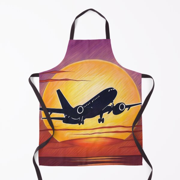 Item preview, Airplane Silhouette Sketch – Sunset Aviation Art designed and sold by EMairplanes.
