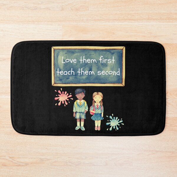 Item preview, Love them first teach them second teacher valentines designed and sold by Ela-graphicwiz.