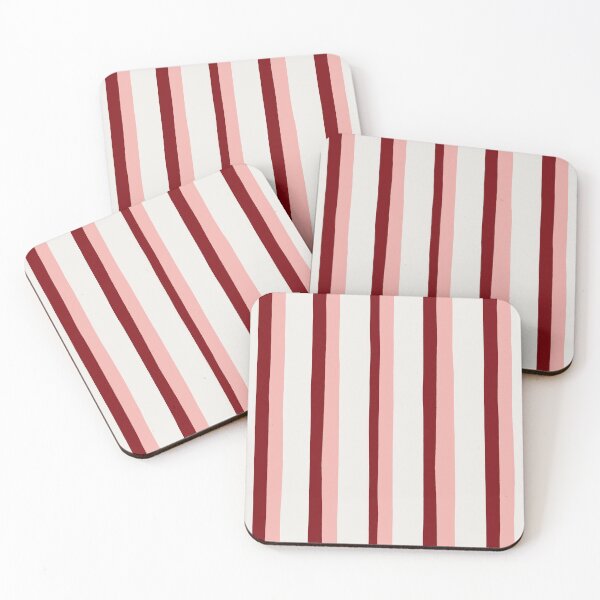 Item preview, Hand Drawn Stripes Cherry & Pink designed and sold by soundlesswaves.