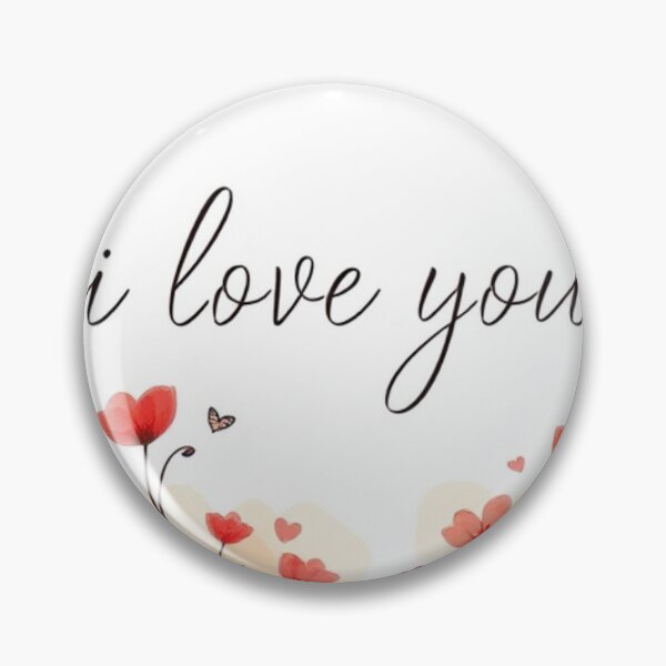 Item preview, Romantic message - I love you.. Valentine's day design. Red flowers and heart. designed and sold by CraftMuse19.