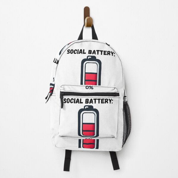 Item preview, Low Battery – 0% Energy | Minimalist Introvert Design designed and sold by Nauert's.