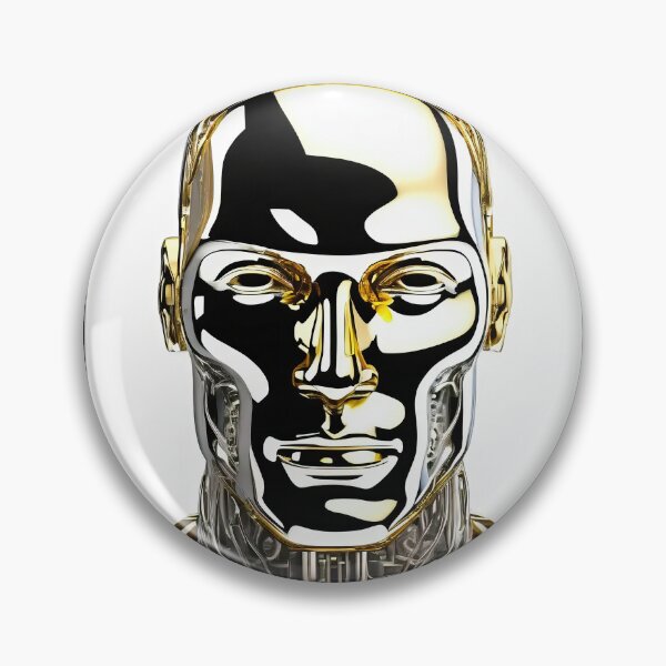 Item preview, Gold & Silver Cyborg Robot designed and sold by Drone-tees.