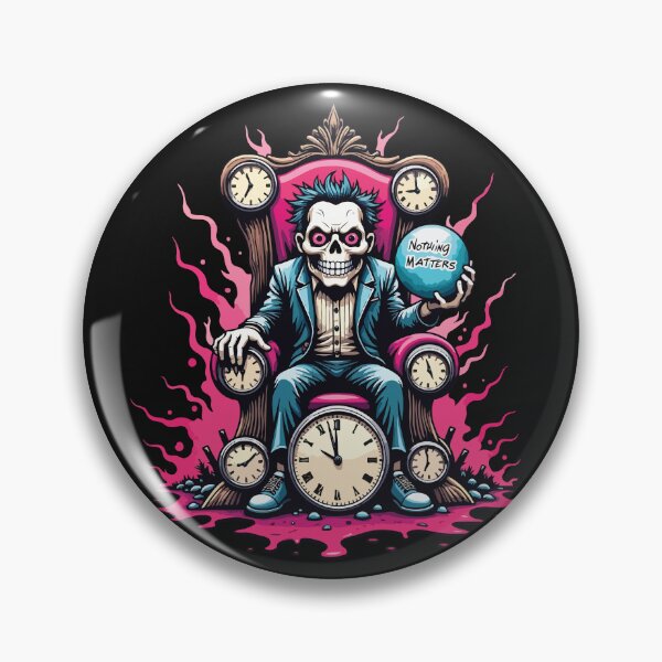 Item preview, Nothing Matters - Surreal Skeletal Vintage Throne Art designed and sold by Yehia-Massoud.