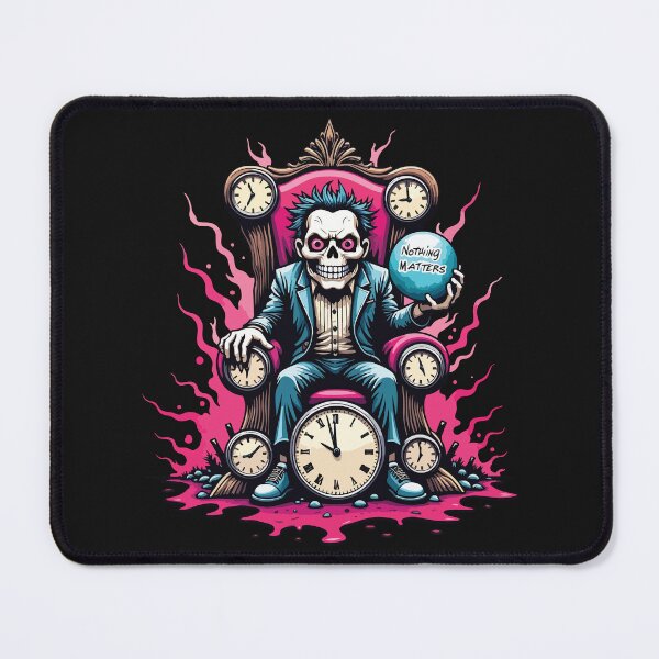 Item preview, Nothing Matters - Surreal Skeletal Vintage Throne Art designed and sold by Yehia-Massoud.