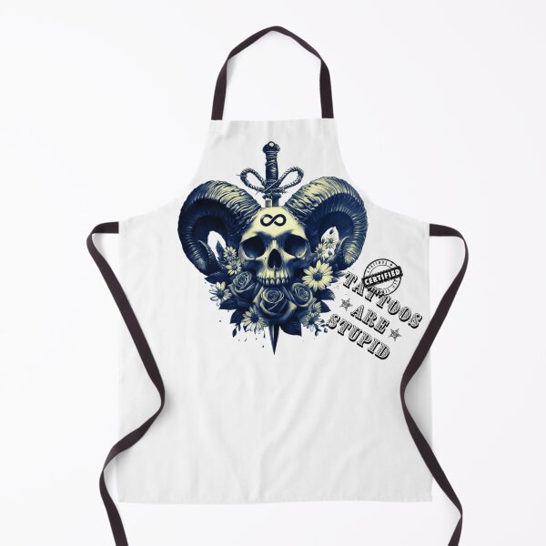 Item preview, Tattoos are stupid - ram skull infinity designed and sold by W-McSapa.