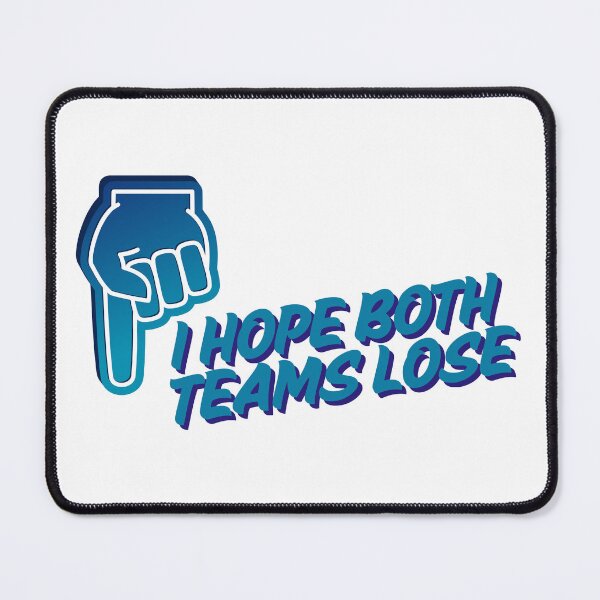 Item preview, I Hope Both Teams Lose Funny American Football designed and sold by SillyDarkShop.