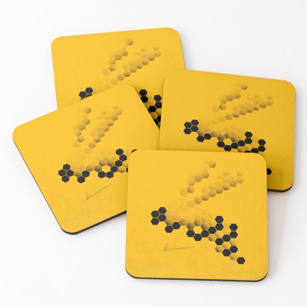 Item preview, Hexagon Bee/Wasp v.2 designed and sold by moongazed.