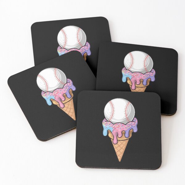 Item preview, Baseball Ice Cream Colorful Funny Gifts For Baseball Fans designed and sold by MartVisions.