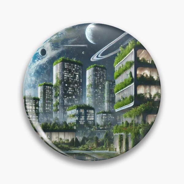 Item preview, Futuristic Eco-City on Another Planet designed and sold by Marcinkowski-studio .