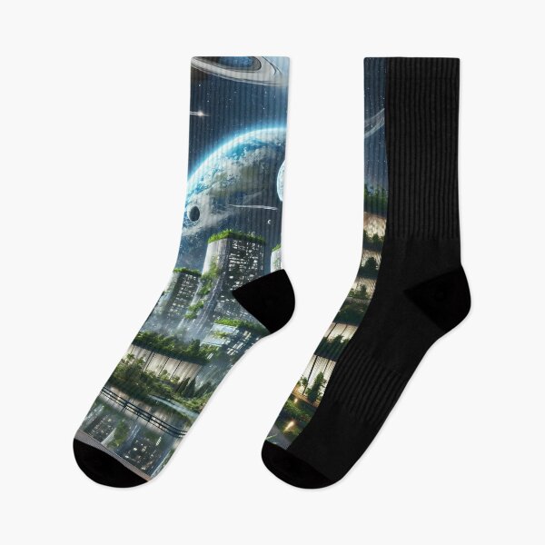 Item preview, Futuristic Eco-City on Another Planet designed and sold by Marcinkowski-studio .