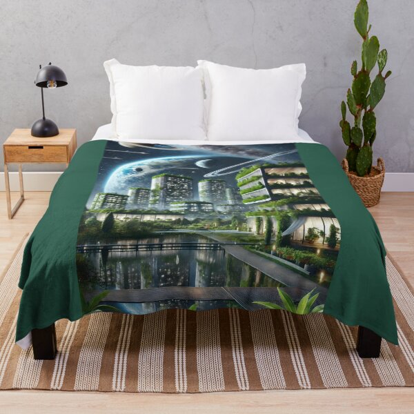 Item preview, Futuristic Eco-City on Another Planet designed and sold by Marcinkowski-studio .