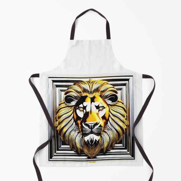 Item preview, Gold & Silver Lion head designed and sold by Drone-tees.