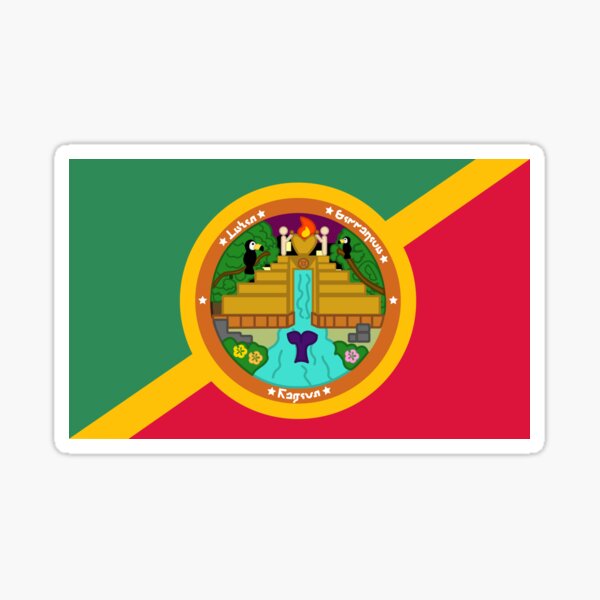 Latin Simmerica - Bandera Pegatina