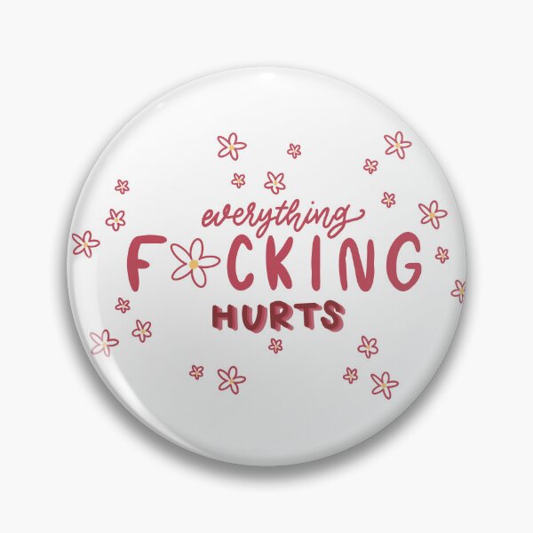 Item preview, Everything F-ing Hurts Red designed and sold by Emma-Beasley.