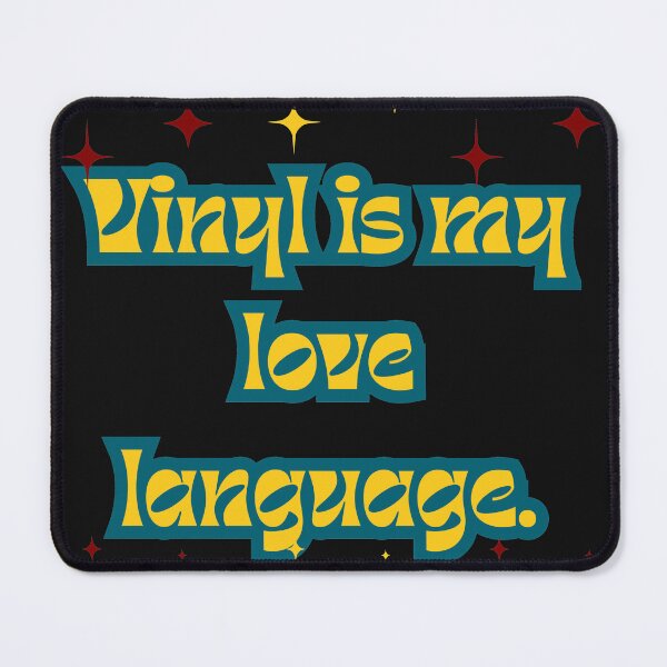 Item preview, Vinyl is my love language. Quote. Retro Style. Vintage collector designed and sold by ugsdesignS.