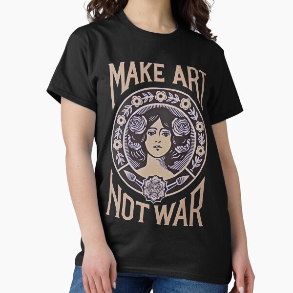 Aperçu de l'œuvre L'ACTIVISME PAS LA GUERRE - FAITES DE L'ART PAS LA GUERRE créée et vendue par HeathersTease.