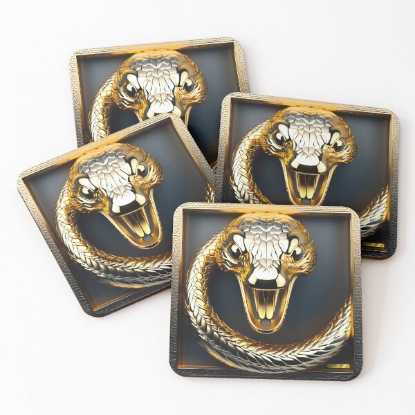 Item preview, Gold & Silver Snake designed and sold by Drone-tees.
