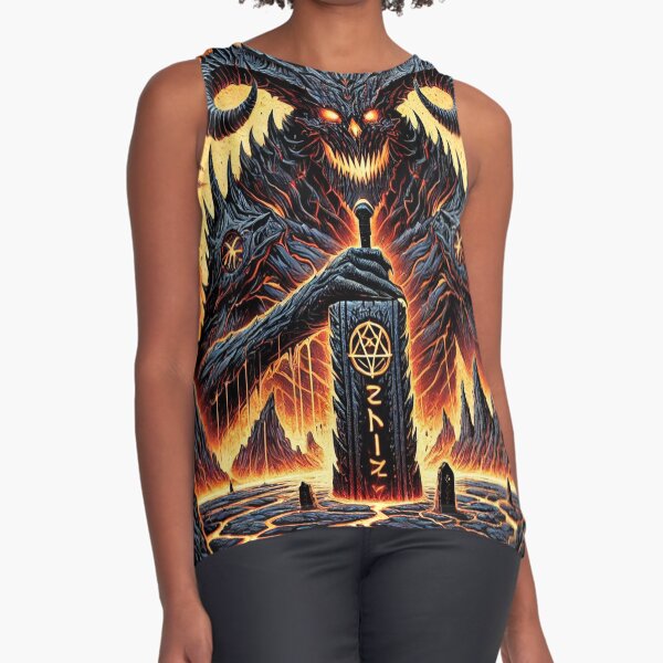 Item preview, Demonic Overlord – The Hellfire Titan Awakens designed and sold by QuantumDrip.