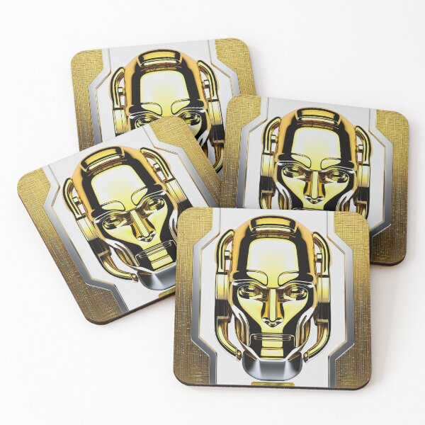 Item preview, Gold & Silver Cyborg Robot designed and sold by Drone-tees.