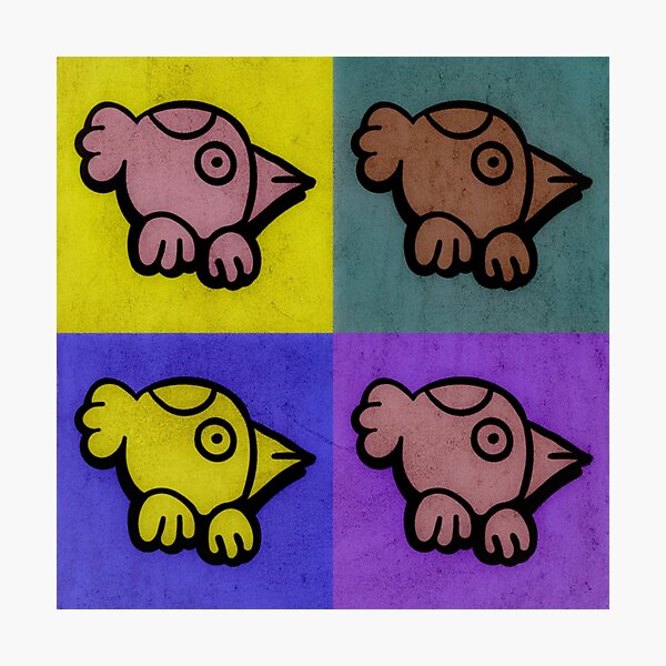 Aperçu de l'œuvre Pam l'oiseau Pop créée et vendue par allthedots.