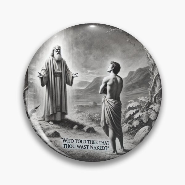 Item preview, "And He Said, Who Told Thee That Thou Wast Naked?" – Divine Accountability Verse: Genesis 3:11 (KJV) designed and sold by Meta2Physical.