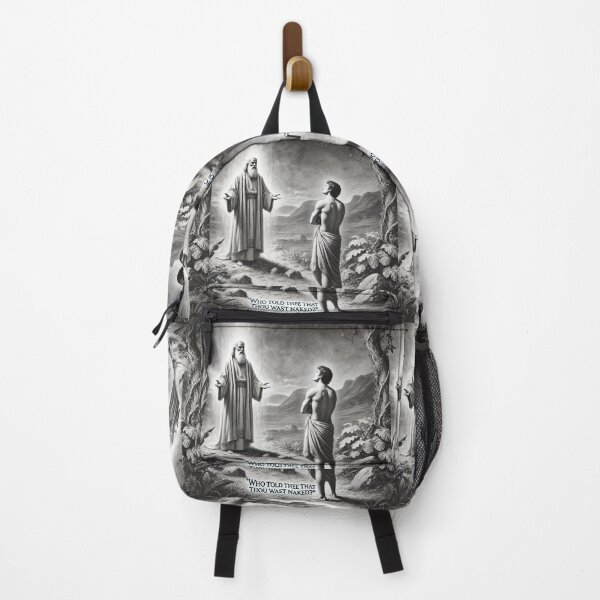 Item preview, "And He Said, Who Told Thee That Thou Wast Naked?" – Divine Accountability Verse: Genesis 3:11 (KJV) designed and sold by Meta2Physical.