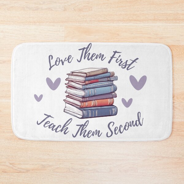 Item preview, Love Them First Teach Them Second Teacher valentines designed and sold by SillyDarkShop.