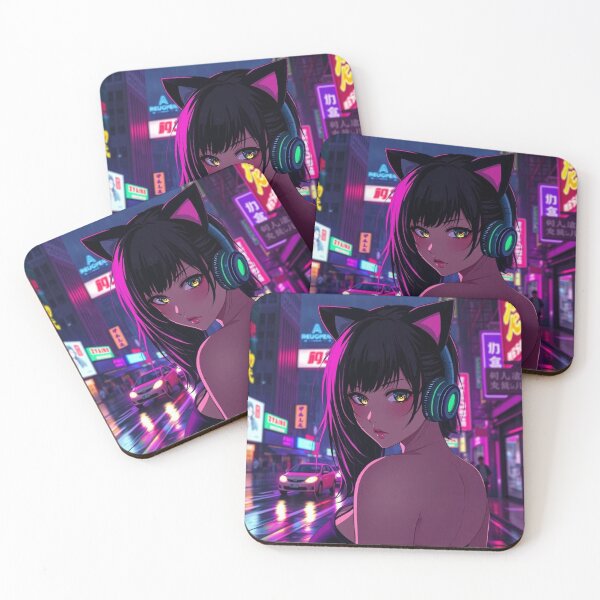 Item preview, Phonk Beats and Cyberpunk Streets Girl designed and sold by brendanre.