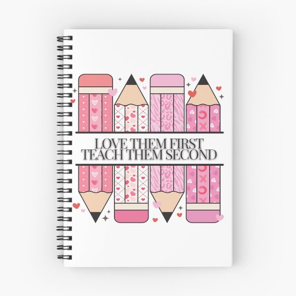 Item preview, Love Them First Teach Them Second Teacher valentines designed and sold by SillyDarkShop.