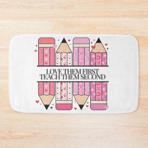Aperçu de l'œuvre Aimez-les d'abord, enseignez-leur ensuite, professeur de Saint-Valentin créée et vendue par SillyDarkShop.