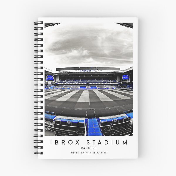 Artikelvorschau, Das legendäre Ibrox-Stadion entworfen und verkauft von AronArtGallery.