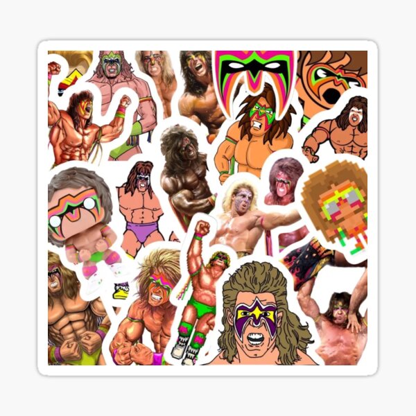 Item preview, The Ultimate Warrior Wrestling Design designed and sold by nostalgiaLAND.