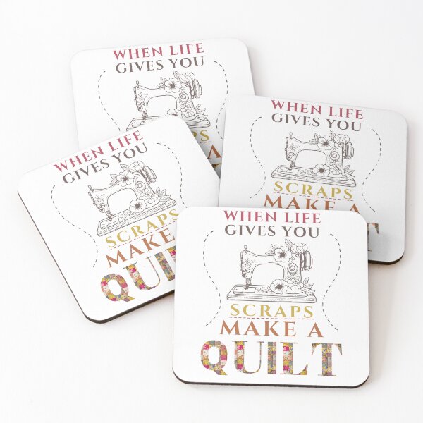 Item preview, When Life Gives You Scraps, Make a Quilt - Funny Quilter designed and sold by Wiss2Arts.