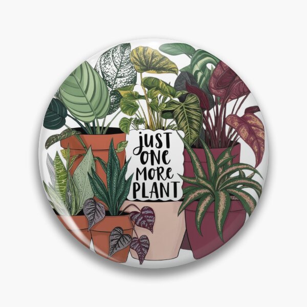 Item preview, Green Indoor House Plants Just One More Plant Sticker designed and sold by colorleafz.