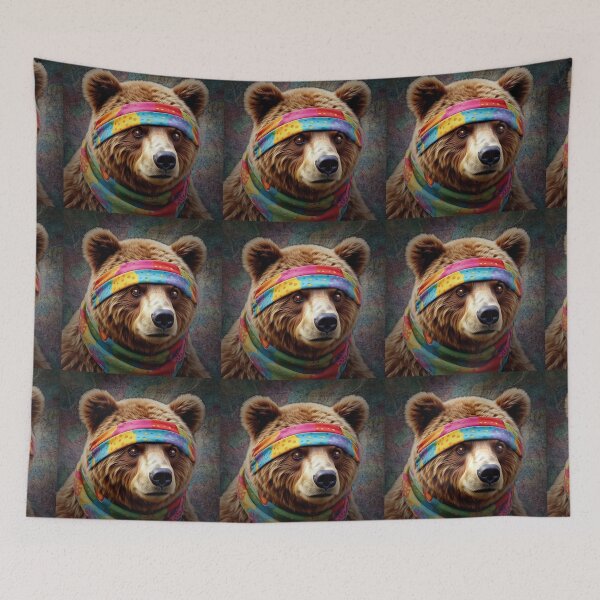 Item preview, Bear with Bandana designed and sold by Savannah Gibbs.