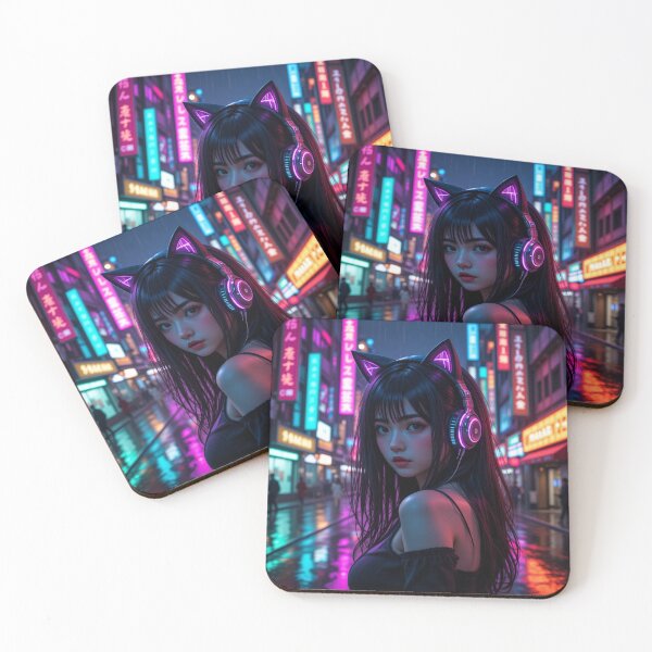 Item preview, Phonk Beats and Cyberpunk Streets Girl designed and sold by brendanre.