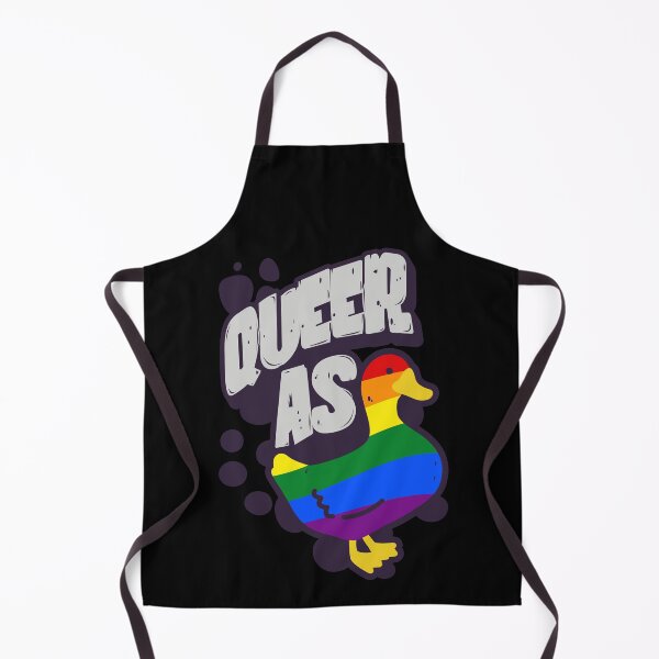 Item preview, Rainbow Queer as Duck LGBT Gay Pride Flag designed and sold by Clara Hollins.