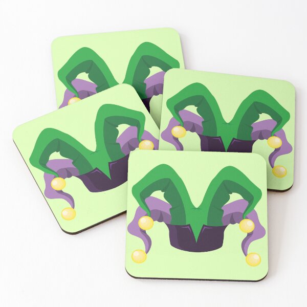 Item preview, Purple and Green jester with golden bells designed and sold by shennix.