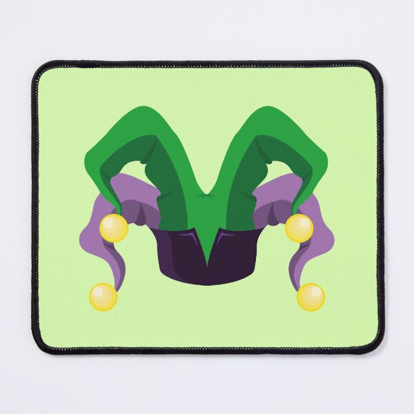 Item preview, Purple and Green jester with golden bells designed and sold by shennix.