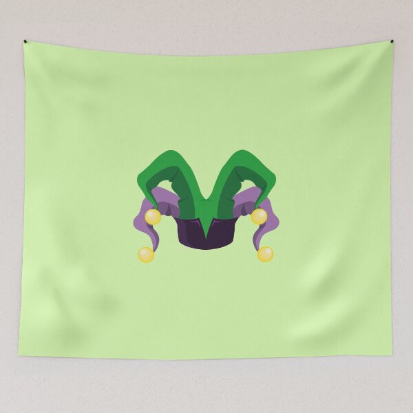 Item preview, Purple and Green jester with golden bells designed and sold by shennix.