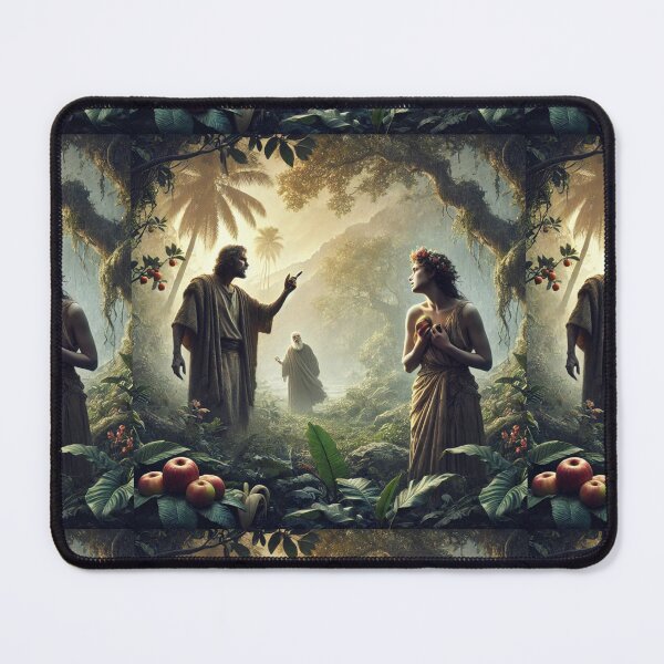 Item preview, "And the Man Said, The Woman Whom Thou Gavest to Be with Me, She Gave Me of the Tree, and I Did Eat" – Adam's Blame Verse: Genesis 3:12 (KJV) designed and sold by Meta2Physical.