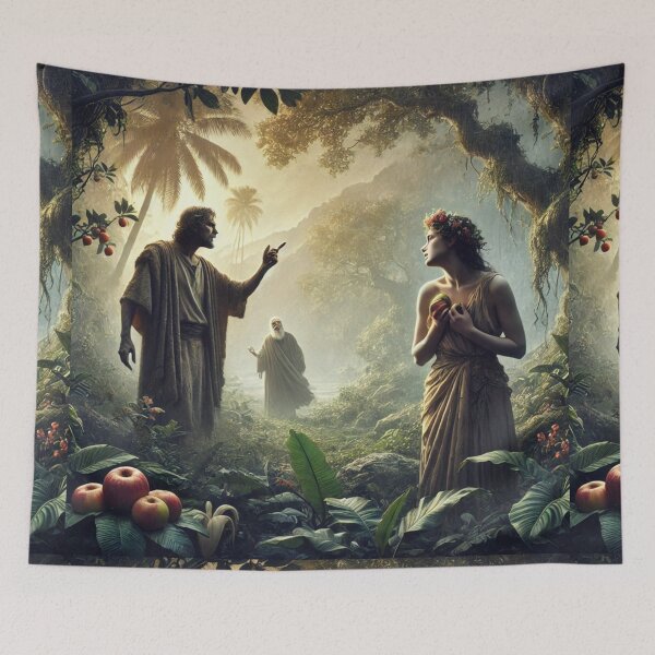 Item preview, "And the Man Said, The Woman Whom Thou Gavest to Be with Me, She Gave Me of the Tree, and I Did Eat" – Adam's Blame Verse: Genesis 3:12 (KJV) designed and sold by Meta2Physical.