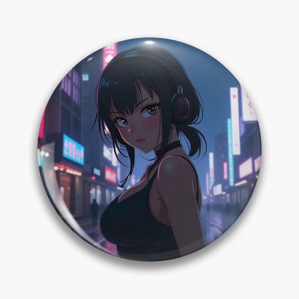 Item preview, Phonk Beats and Cyberpunk Streets Girl designed and sold by brendanre.