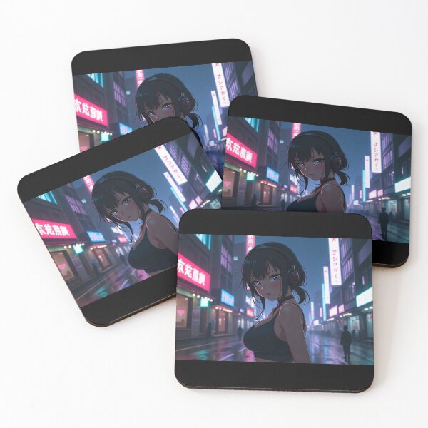 Item preview, Phonk Beats and Cyberpunk Streets Girl designed and sold by brendanre.