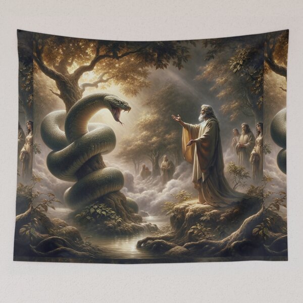 Item preview, "And the Lord God Said Unto the Serpent, Because Thou Hast Done This" – The Pronouncement of Judgment Verse: Genesis 3:14 (KJV) designed and sold by Meta2Physical.