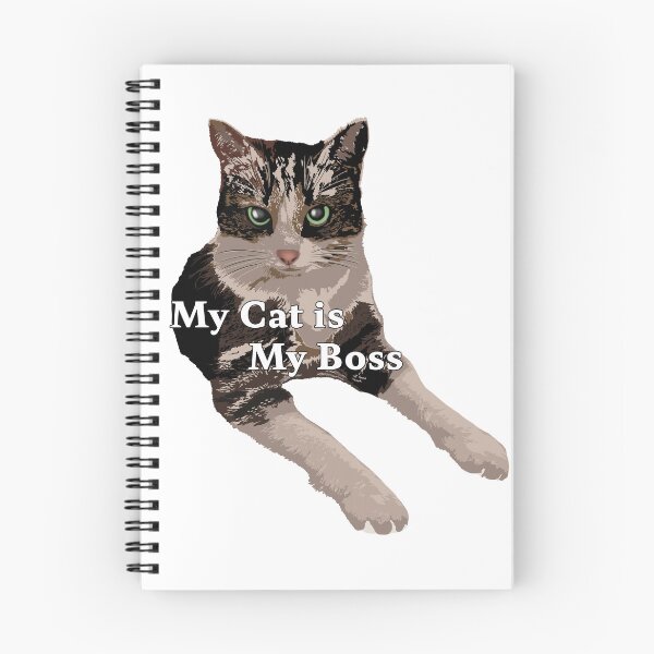 Item preview, My cat is My boss designed and sold by ArbuzWorldz.
